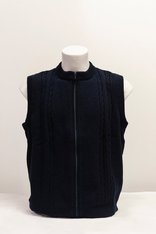 Gilet con Cerniera (100% Lana Merino)